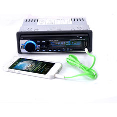 12v Bluetooth стерео FM-радио mp3 с USB / SD MMC Порт аудио-плеер 5В зарядное устройство в тире 1 DIN