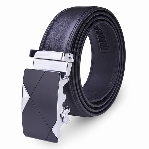120CM Peritoneal Leather Automatic Buckle Belt