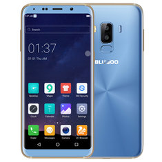 Bluboo S8 Appareil photo arrière double 5.7 '' Android 7.0 3GB RAM 32GB ROM MTK6750T Octa-Core 4G Smartphone