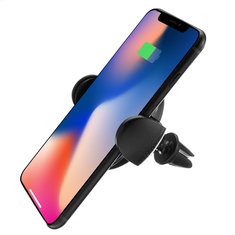Bakeey Wireless Fast Car Charger Two Mount Holder Stand For iPhone 8/P iPhone X Samsung S8 