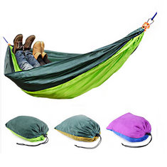 Outdoor Garden Portable Hammock Two Person Double Swing Bed For Camping Hiking Travel Beach
