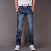 Fashionable Casual Men's Designed Straight Slim Fit Long Pants - US$14.77